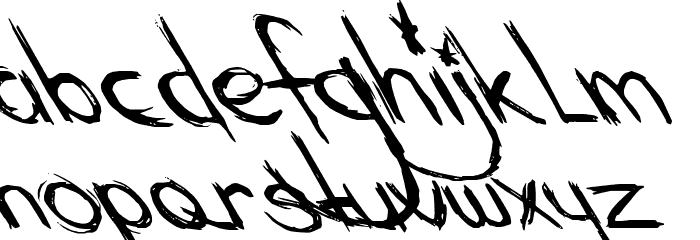 Mary Ate A Little Lamb Italic Left Font LOWERCASE