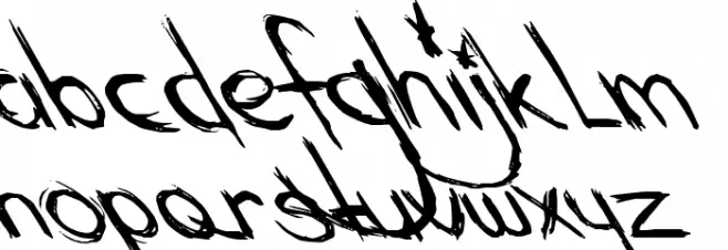 Mary Ate A Little Lamb Italic Left Font LOWERCASE