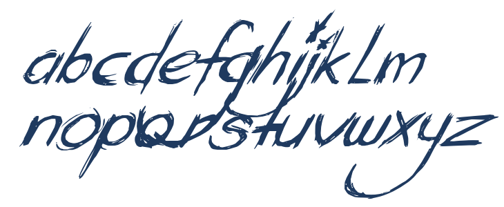 Mary Ate A Little Lamb Italic Lowercase