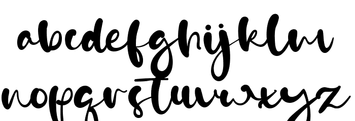 Mary Boyd Font LOWERCASE