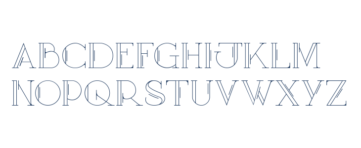 Mary [CAPS] Outline Lowercase