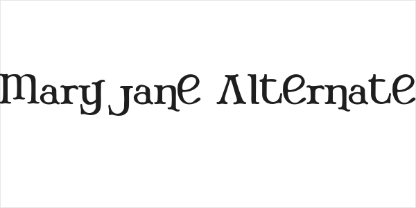 Mary Jane Alternate Logo