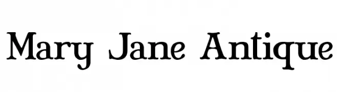 Mary Jane Antique  नि: शुल्क फ़ॉन्ट्स डाउनलोड