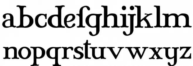 Mary Jane Antique फ़ॉन्ट लोअरकेस