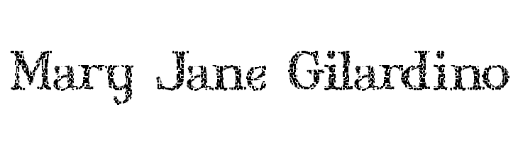 Mary Jane Gilardino  Free Fonts Download