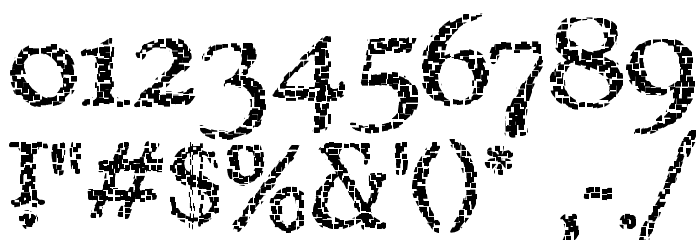 Mary Jane Gilardino Font OTHER CHARS