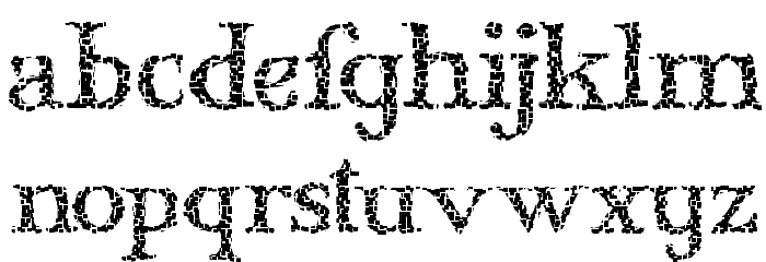 Mary Jane Gilardino Font LOWERCASE