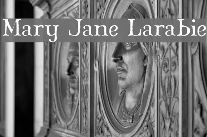 Mary Jane Larabie Font examples