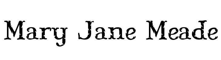 Mary Jane Meade Font