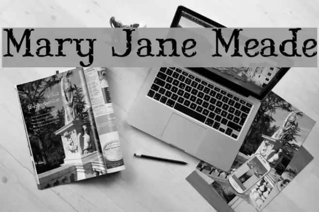 Mary Jane Meade 字体 examples