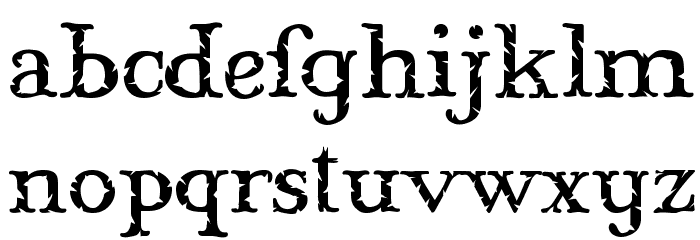Mary Jane Meade Font LOWERCASE
