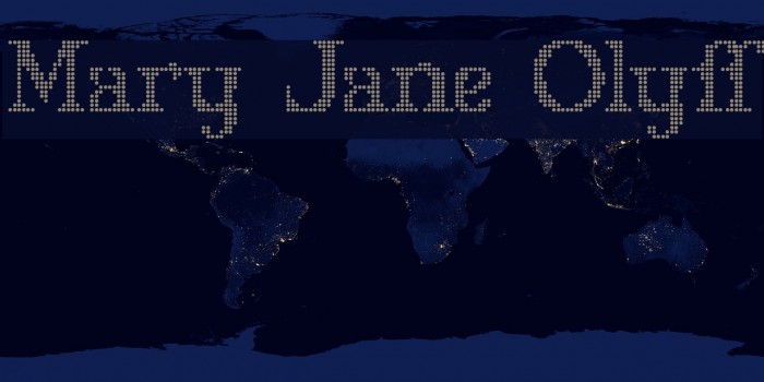 Mary Jane Olyff Schriftart examples