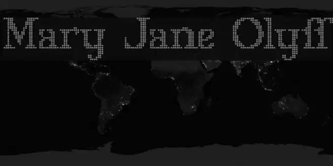 Mary Jane Olyff Schriftart examples