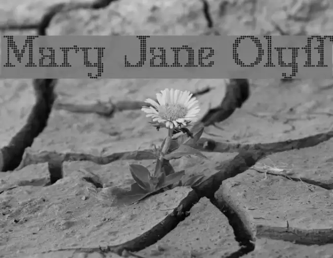 Mary Jane Olyff Schriftart examples