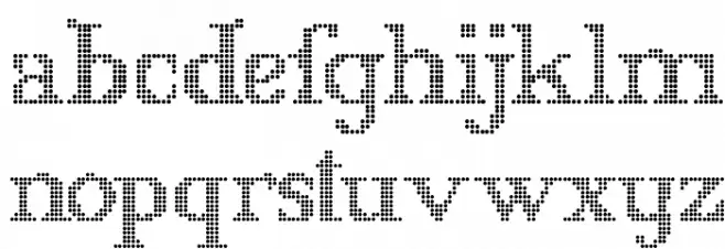 Mary Jane Olyff Schriftart Kleinbuchstaben