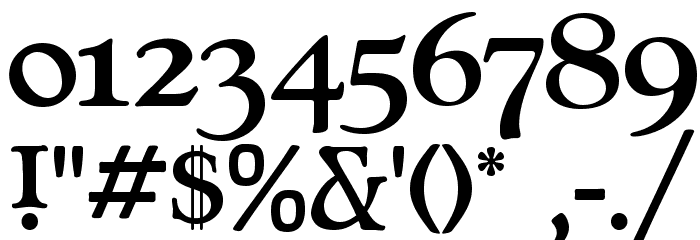 Mary Jane Tankard Font OTHER CHARS