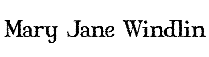 Mary Jane Windlin  नि: शुल्क फ़ॉन्ट्स डाउनलोड