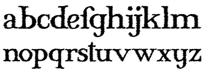 Mary Jane Windlin Font LOWERCASE