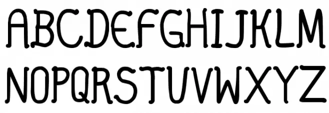 Mary Jane Schriftart Groß