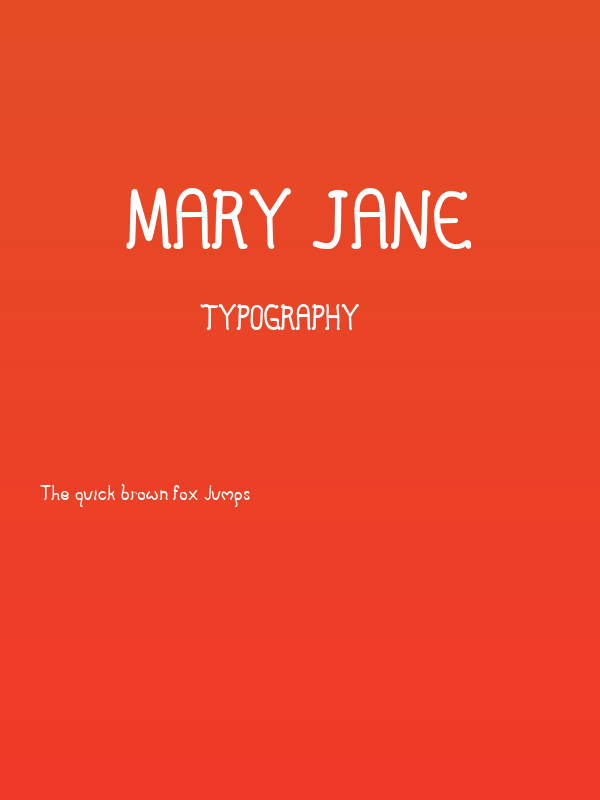 Mary Jane Poster