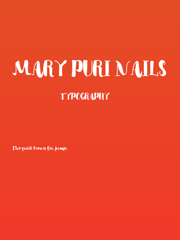 Mary Puri Nails Poster