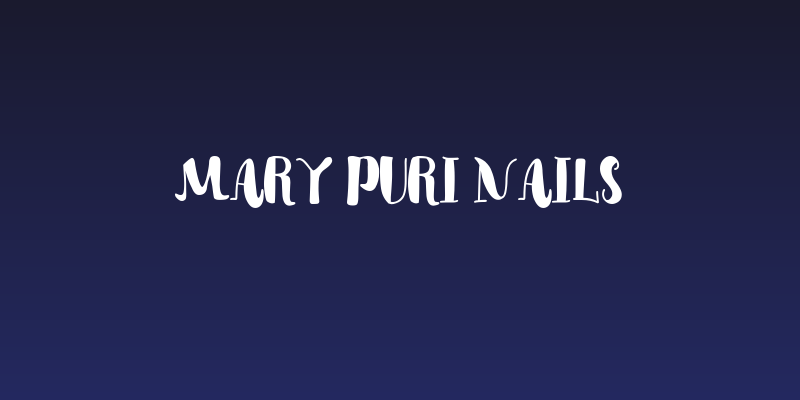 Mary Puri Nails Social Header