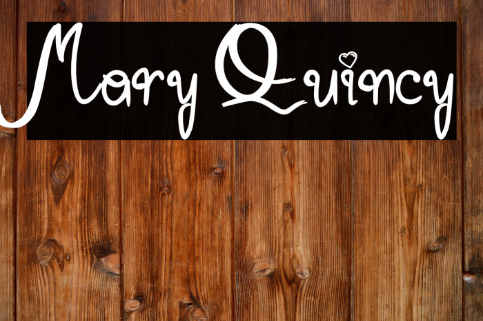 Mary Quincy Example 2