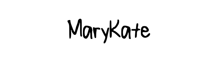 MaryKate Font