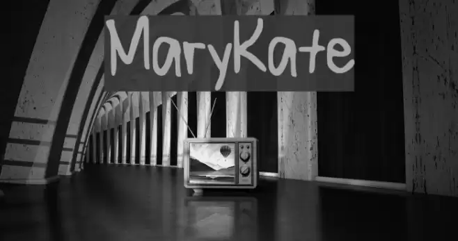 MaryKate Font examples