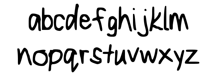 MaryKate Font LOWERCASE