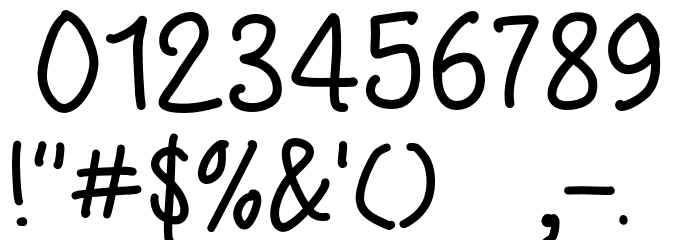 Marya Angelic Font OTHER CHARS