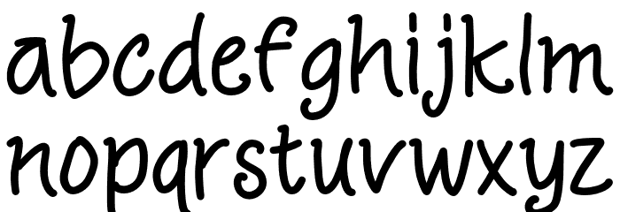 Marya Angelic Font LOWERCASE