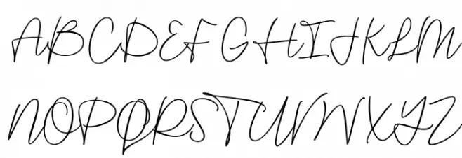 Maryanne Signature Шрифта ВЕРХНИЙ
