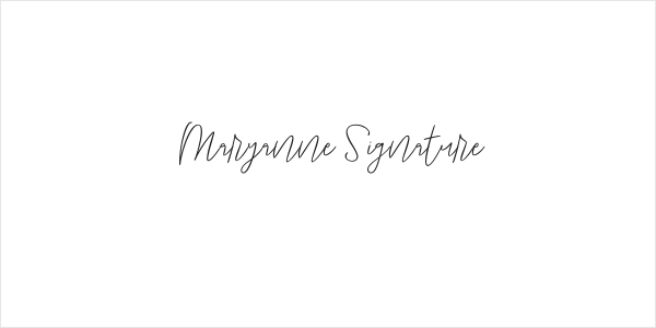 Maryanne Signature Logo