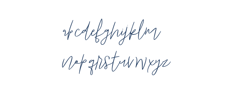 Maryanne Signature Lowercase