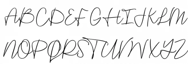Maryanne Signature Шрифта ВЕРХНИЙ