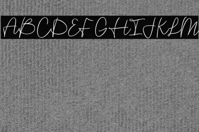 Maryanne Signature Font examples