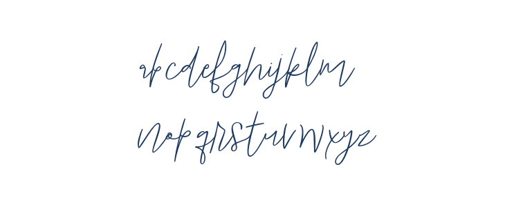 Maryanne Signature Lowercase