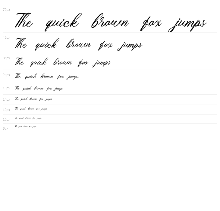 MaryathaDemo-Regular Waterfall