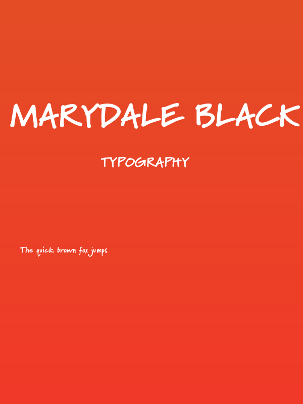 Marydale Black Poster
