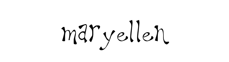 Maryellen  フリーフォントのダウンロード