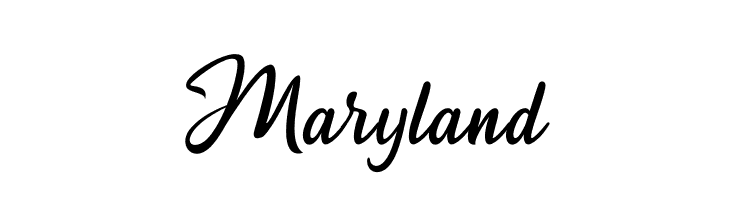 Maryland  font caratteri gratis