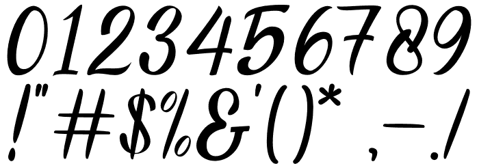 Maryland Font OTHER CHARS