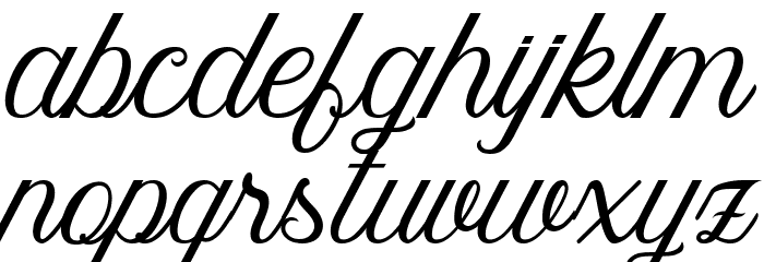 Maryland Font LOWERCASE