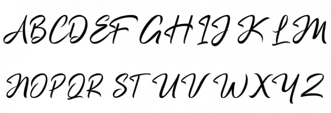 Maryland Schriftart Groß
