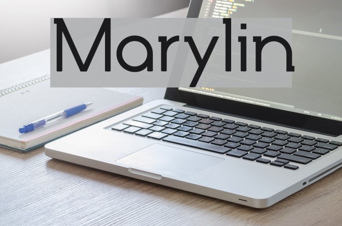 Marylin Font examples