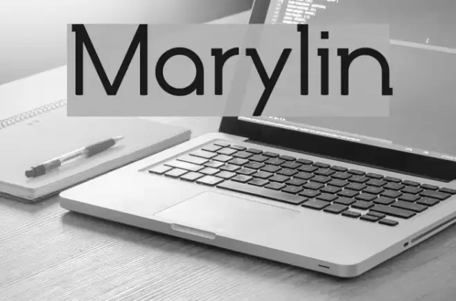 Marylin Font examples