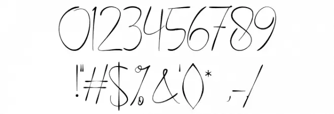 Marylinda Font OTHER CHARS