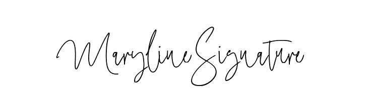 MarylineSignature  नि: शुल्क फ़ॉन्ट्स डाउनलोड