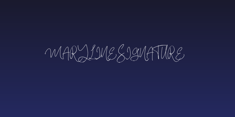 MarylineSignature Social Header
